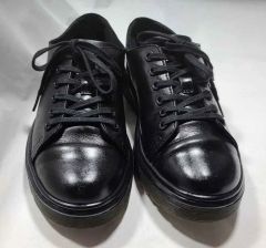 TALLSHOES】8cmアップ シークレット 本革 スニーカー ブラック 黒