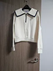 ROLAROLA セーラー ハーフジップ Tシャツ