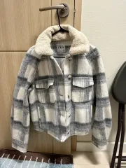 カラ 取り外し / ZARA ザラ CHECK ジャケット S
