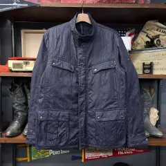 BARBOUR INTERNATIONAL フリース裏地 キルティング ライダースジャケット N1149