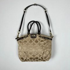 COACH シグネチャー アシュレイ オプアート ハンドバッグ 2way y2k
