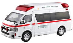 青島文化教材社 楽ﾌﾟﾗ ｽﾅｯﾌﾟｷｯﾄ 02-HM ﾄﾖﾀ ﾊｲﾒﾃﾞｨｯｸ救急車 06585 スケールプラモデル