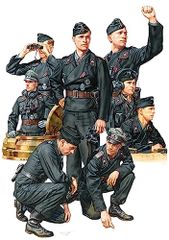 タミヤ MM354 1/35 ﾄﾞｲﾂ国防軍 戦車兵ｾｯﾄ 35354 スケールプラモデル