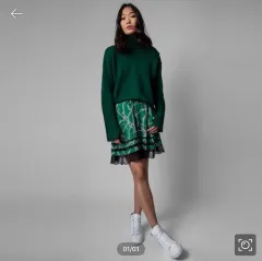 ZADIG&VOLTAIRE ザディグ・エ・ヴォルテール シルク ミニスカート Jaelle Chaines Skirtのサムネイル