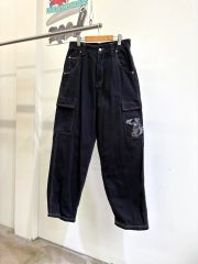 9090 bullet logo buggy denim リジットデニム - メルカリ