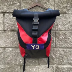 OS Y3 YOHJI YAMAMOTO ヨウジヤマモト black/red バックパックのサムネイル