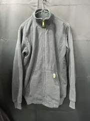 Carhartt カーハート チャコール グレー ミッドウェイト ジップアップ ジャケットのサムネイル