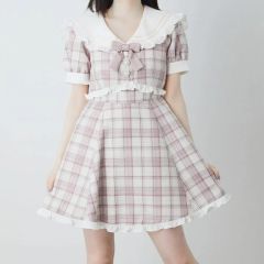Me roir チェックオーガンジーワンピース 古澤里紗 生誕祭 ミー