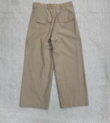 ザラ ベージュ ワイド カーゴ ズボン