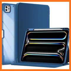 【新品】 ProCase iPad Pro 11インチ ケース M5 /M4 2025/2024年発売 第6/5世代 専用 (A2836 A2837 A3006) ペン収納 クリアバック フォリオカバー 耐衝撃 スマートケース オートスリープ対応 - ティール