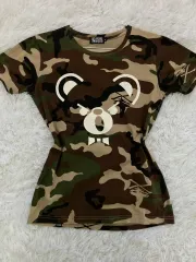 ヴィンテージ HYSTERIC GLAMOUR ミリタリー 퍽クマ 半袖 1048 y2k ストリート ギャル