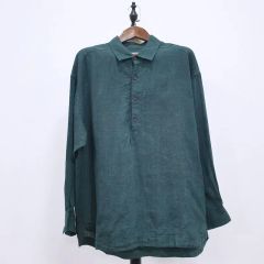 La Boucle リネン スキッパーシャツ ヴァルーズ 春夏 日本製 La Boucle リネン スキッパーシャツ ヴァルーズ 春夏 エディフィス