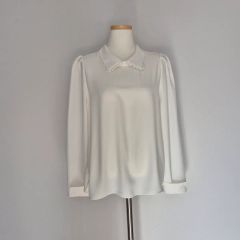 Johnbullレース襟 長袖ブラウス ホワイト参考価格：16,500円 - メルカリ