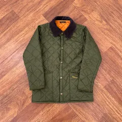 BOYS PLANET M BARBOUR リーデスデール オリーブ キルティング ジャケットのサムネイル