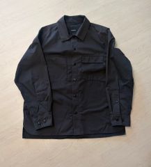 Steven Alan 京都染め コットン長袖シャツ チャコールグレー 日本製 