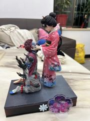 鬼滅の刃 猗窩座＆恋雪 フィギュア 塗装完成品 - メルカリ
