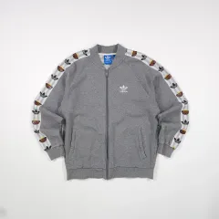 アディダス クマ ストライプ トラック ジャケット