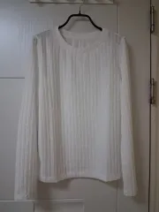 BENETTON 白 ゴージ 長袖 Tシャツのサムネイル