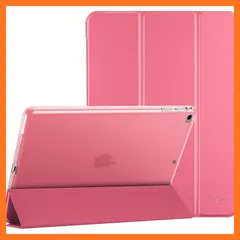 【新品】 ProCase iPad 9.7 ケース、iPad 6世代 2018/ 5世代 2017, iPad Air 2 1 保護カバー, ３つ折り スマートケース TPUバックカバー スタンド機能 - メロンピンク