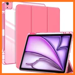 【新品】 ProCase iPad Air 13 ケース M4 2026 / M3 2025 / M2 2024 ペン収納 iPad Pro 12.9 6世代/5世代/4世代/3世代通用 スマートカバー Pencil Pro/USB-C対応 耐衝撃 自動ウェイ