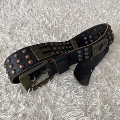 00s y2k DIESEL スタッズ ベルト archive vintage - メルカリ