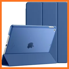 【新品】 JETech iPad 9/8/7 ケース (10.2インチ 2021/2020/2019モデル 第9/8/7世代用) ケース 三つ折りスタンド 耐衝撃カバー オートウェイクアップ/スリープ機能 (紺)