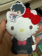 ハイキュー サンリオキャラクターズ ぬいぐるみマスコット ハローキティ 黒尾 鉄朗