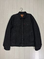 リーバイス 70602 中綿シャツジャケット L 黒 裏地キルティング 美品