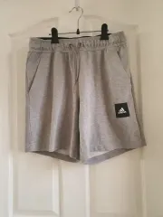 アディダス グレー ハーフパンツ XL