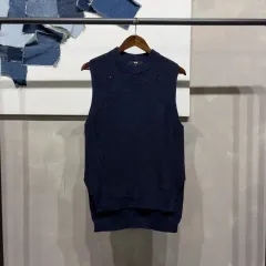 (95) ユニクロ レディース カジュアル ラウンド ニット ベスト