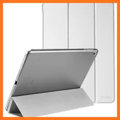 [신제품] ProCase 아이패드 9.7" (구형) 케이스 스마트 울트라 슬림 스탠드 폴리오 보호 케이스 반투명 프로스티드 백 커버 호환 모델: 아이패드 9.7인치 6세대 2018/ 5세대 2017 - 실버