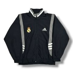 90s adidas レアル・マドリード ベロア調 ジャージ ジャケット XL