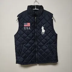 POLO RALPH LAUREN(ポロラルフローレン) USA ビックロゴ キルティング ベスト / レディース ベスト / レディース ベスト