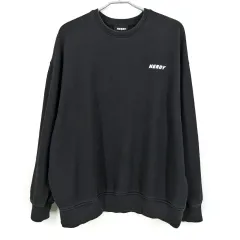 ノルディ メンズ 秋冬 オーバーサイズ スウェット ブラックL (HU43791)のサムネイル