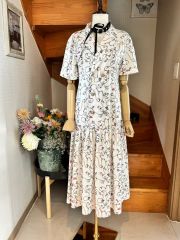 美品◇シスタージェーン リボン 総柄 ボウタイ チュニック ワンピース