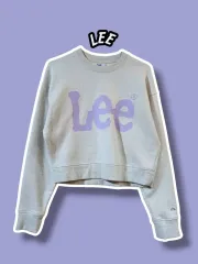 S/ LEE リー クロップドパーカー グレー /0408