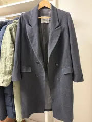 バーバリー ダブル ブレスト ウール カシミア コート