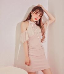 Rosé Muse Open shoulder mini dress - メルカリ