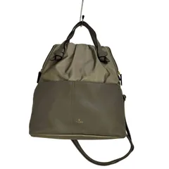 ペレボルサ PELLE BORSA エコバック付 レザーナイロンジャガード トートバッグ レディース 表記無 のサムネイル