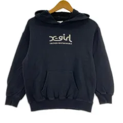 X-girl エックスガールパーカー size130/ブラック