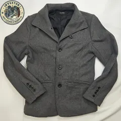 【美品】VICCI イタリアンカラー テーラードジャケット グレー ウール混 Mのサムネイル