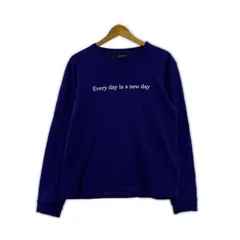 nano universe ナノユニバース プリント長袖Ｔシャツ sizeM/パープル