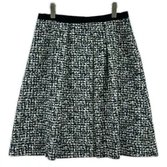 UNTITLED   アンタイトル  総柄スカート size44/ネイビー