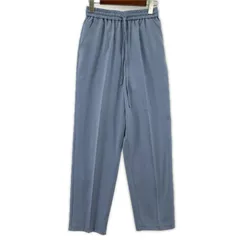 NATURAL BEAUTY BASIC ナチュラルビューティーベーシック   センタープレス イージー パンツ sizeS/ブルー系