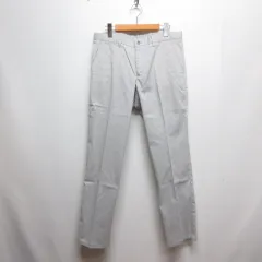 インターメッツォ INTERMEZZO ピンストライプ柄 パンツ スラックス 82 グレー ジッパーフライ 日本製のサムネイル