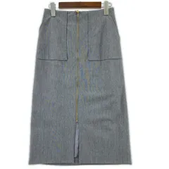NOLLEY'S ノーリーズ  スリット入りスカート size38/グレー系