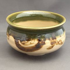 織部焼 作家物 在銘 美濃焼 建水 茶道具 茶道 - メルカリ