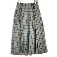 Mila Owen ミラオーウェン レースアップ フレアスカート size0/グレー