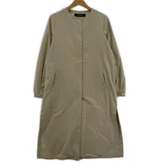 ZARA BASIC ザラベーシック ジップ ノーカラーコート sizeEUR S/ベージュ