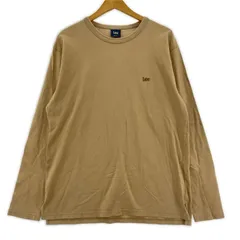 Lee リー 刺繡ロゴ　バックプリント長袖Ｔシャツ sizeMEDIUM/ブラウン系のサムネイル